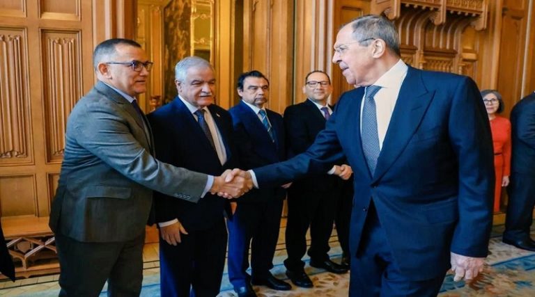Embajador Jesús Salazar participó en reunión con el canciller Serguéi Lavrov