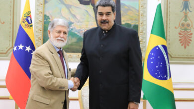 Presidente Maduro sostuvo reunión de trabajo con Celso Amorim representante del Gobierno de Brasil