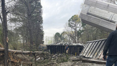 Un tren de Norfolk Southern se descarrila en Alabama EEUU