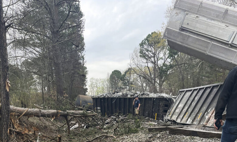 Un tren de Norfolk Southern se descarrila en Alabama EEUU