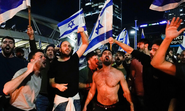 Israel se sume en huelgas masivas contra la reforma judicial de Netanyahu