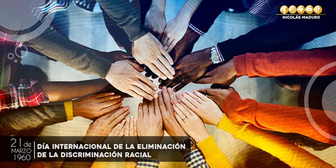 Venezuela se suma a la lucha de los Pueblos del mundo contra la discriminación racial
