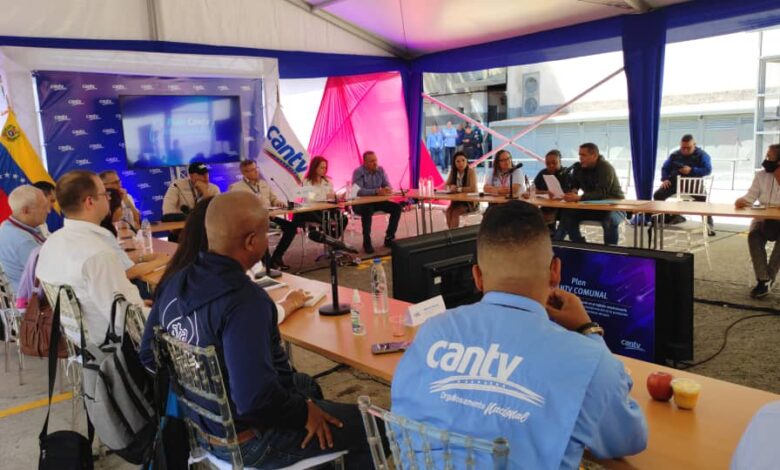 Petare: Voceros de Gran Campo Rico sostuvieron un encuentro con el presidente de Cantv