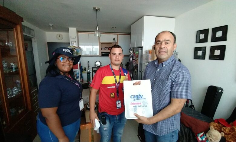 Cantv trabaja para conectar a hogares y comercios de Cúpira en Miranda