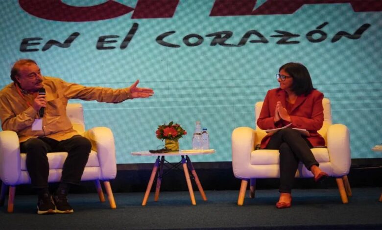 Delcy Rodríguez participó en el Gran Encuentro Mundial sobre la Vigencia del Pensamiento Bolivariano del Comandante Chávez