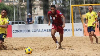 Vinotinto Fútbol Playa cerró la fase de grupos con derrota ante Colombia
