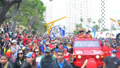 Pueblo venezolano participó en la gran Caravana que traslado el Sable del Cadete al Cuartel 4F