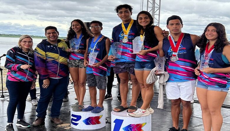 Dupla guayanesa campeones del Paso a Nado de los ríos Orinoco y Caroní