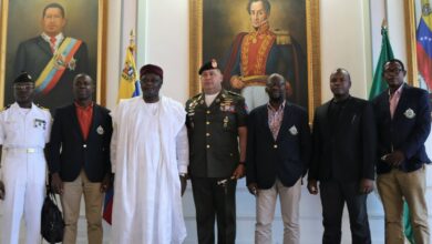 Delegación del Colegio de Defensa Nacional de Nigeria arriba a Venezuela