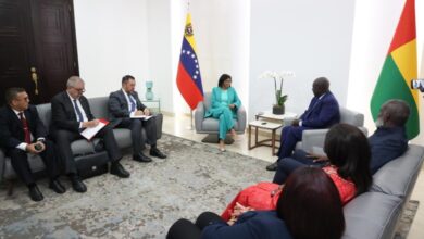 Vicepresidenta Delcy Rodríguez se reunió con Vice Primer Ministro de Guinea-Bisáu