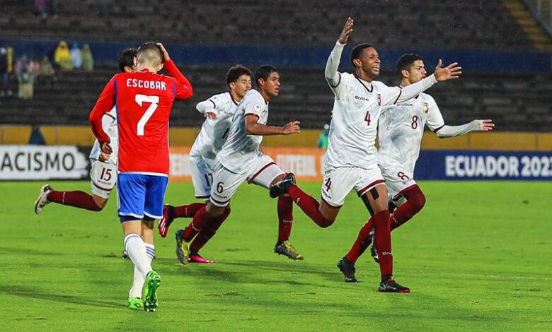 Vinotinto Sub-17 derrotó a Chile 2-0