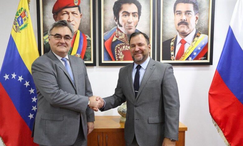 Canciller Yván Gil se reunió con el embajador de la Federación de Rusia en Venezuela