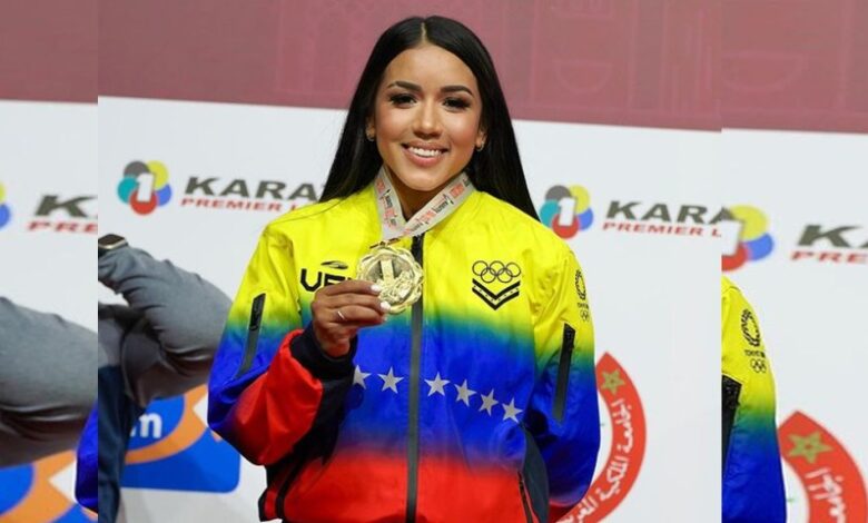 karateca Yorgelis Salazar conquistó medalla de oro en Premier League de Marruecos