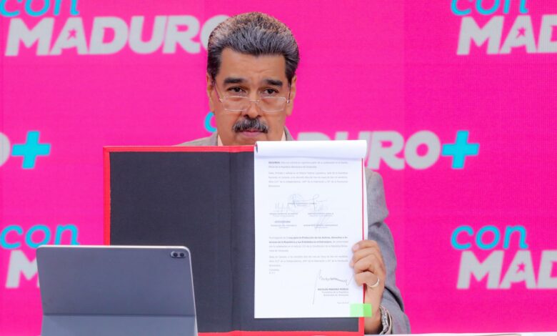 Maduro: Promulgó la Ley para la Protección de los Activos Derechos e Intereses de la República