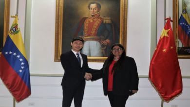 Arriba a Caracas nuevo embajador designado de China Lan Hu