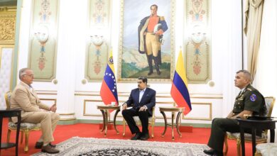 Presidente Maduro sostuvo encuentro con Ministro de Defensa de Colombia