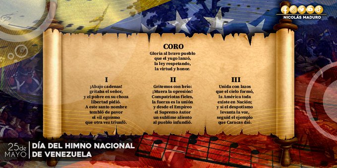 Venezuela celebra con júbilo el “¡Gloria al Bravo Pueblo!” canto indómito y revolucionario