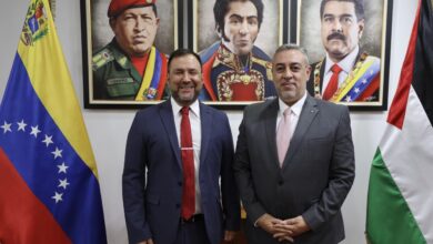 Venezuela y Palestina apuntan al fortalecimiento de sus relaciones de cooperación