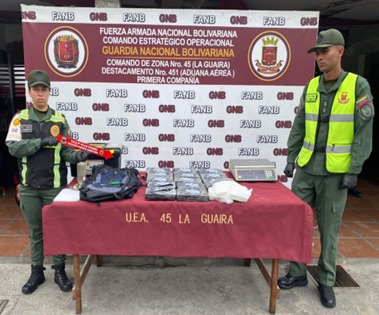 Imputarán a 7 militares por decomiso de cocaína en Aeropuerto de Maiquetía