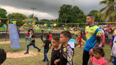 Bolívar: Más de 200 niños del sector rural del municipio Roscio recibieron parque infantil