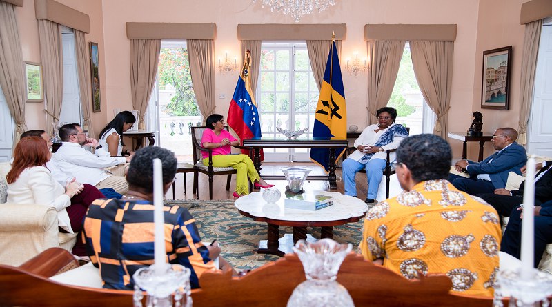 Venezuela y Barbados fortalecen relaciones bilaterales de cooperación