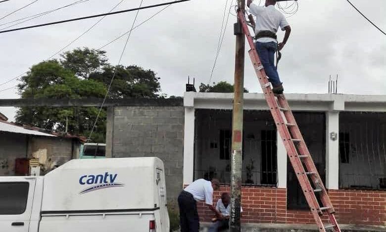 Yaracuy: Cantv restituyó servicios a más de 100 familias de Guama