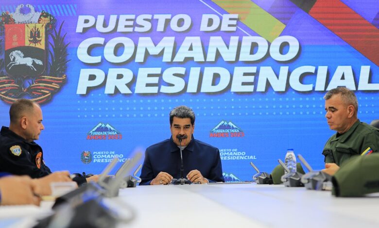 Presidente Nicolás Maduro activó la "Fuerza de Tarea Andes 2023"