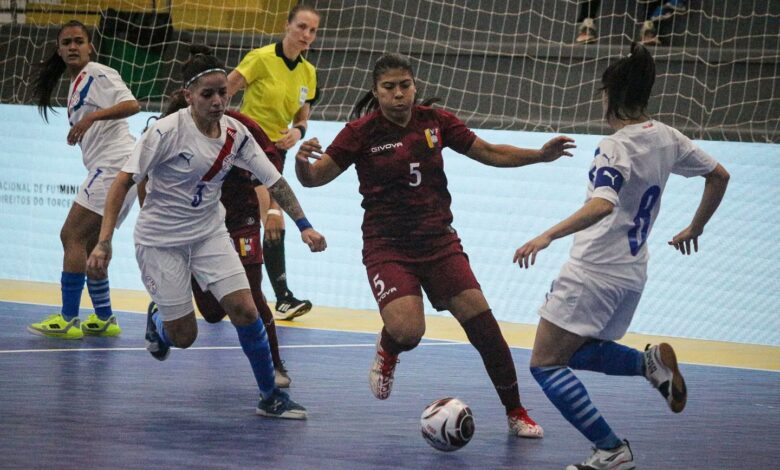 Vinotinto Futsal Femenina perdió 4-2 ante su similar de Paraguay