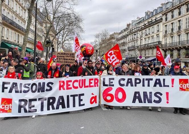 Protestas en Francia contra reforma de retiro en Día de los Trabajadores