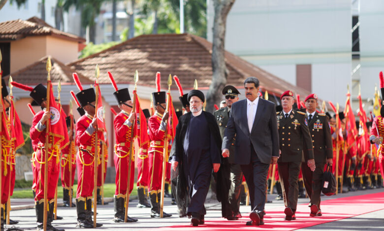 Presidente Maduro recibió a su homólogo iraní Ebrahim Raisi en Miraflores