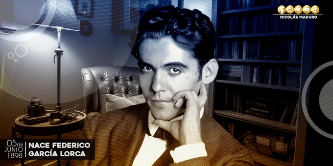 Venezuela recuerda 125 años del natalicio del poeta mártir Federico García Lorca