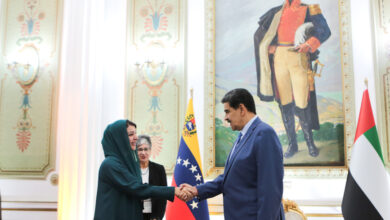 Presidente Maduro sostuvo un encuentro con la ministra Reem Ebrahim Al Hashimy