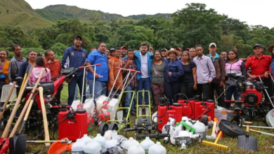 Monagas: Gobernador entregó insumos a comunas productivas de Caripe