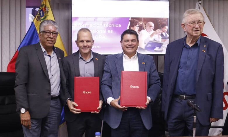Inces firmó convenios de cooperación con CEVAC y CAVENAL