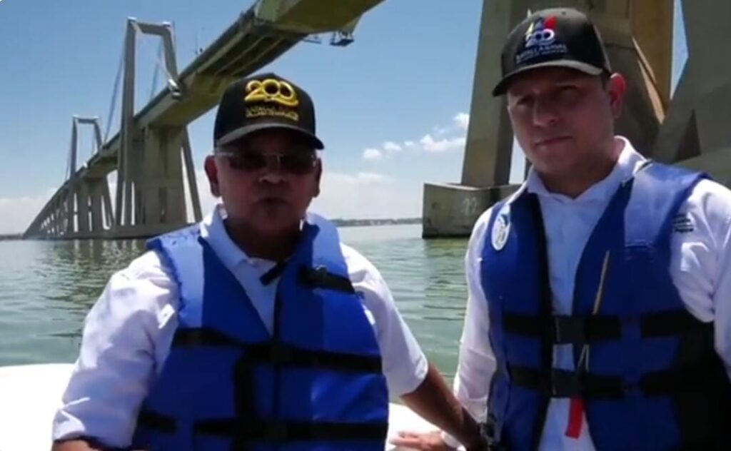 Inspeccionan rehabilitación del Puente sobre el Lago de Maracaibo