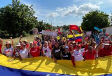 Municipio Santa Rita del estado Zulia se movilizó en apoyo al Presidente Nicolás Maduro y en defensa del Esequibo