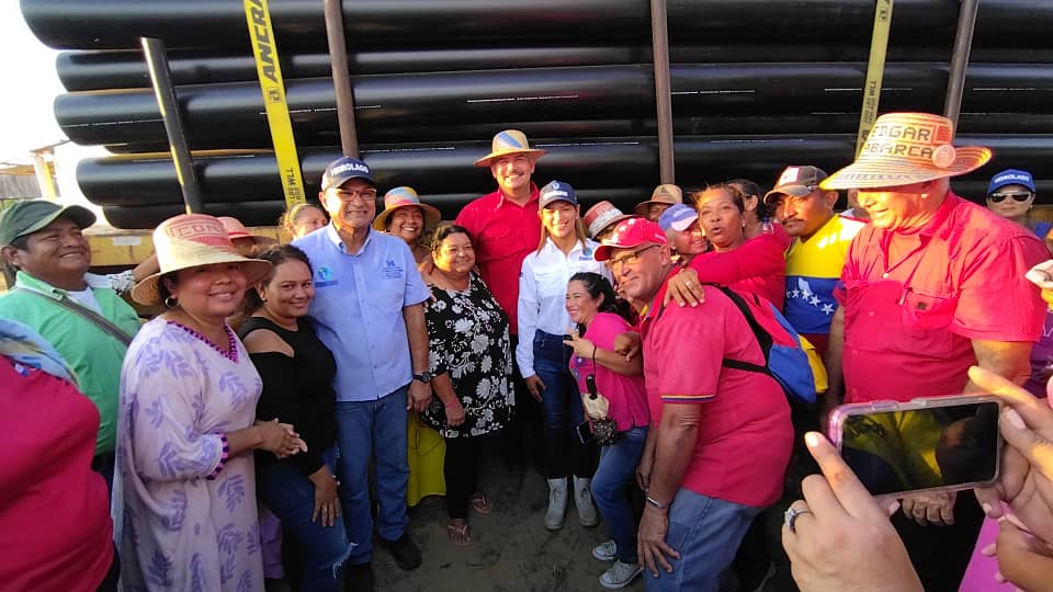 La Ruta del Agua llega al eje La Sibucara y entrega 2 km de tubería PEAD a comunidades