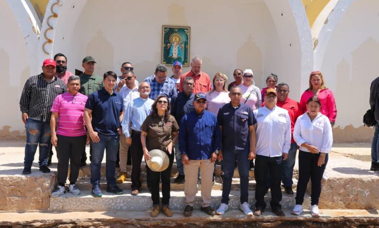 Zulia: Comisión Presidencial inspecciona los trabajos de recuperación de la Iglesia  Virgen del Rosario de Aránzazu