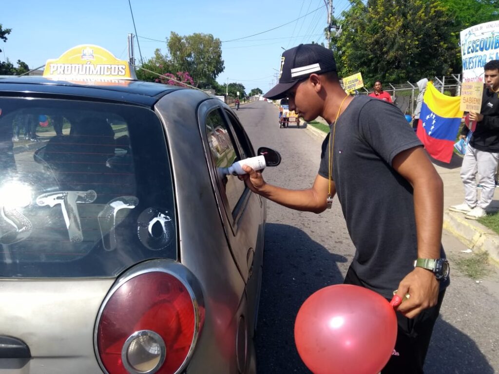 UPT Zulia toma las calles por la recuperación del Esequibo