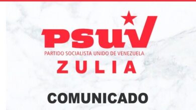 PSUV Zulia en comunicado rechaza hechos ocurridos en el municipio Miranda de la COL