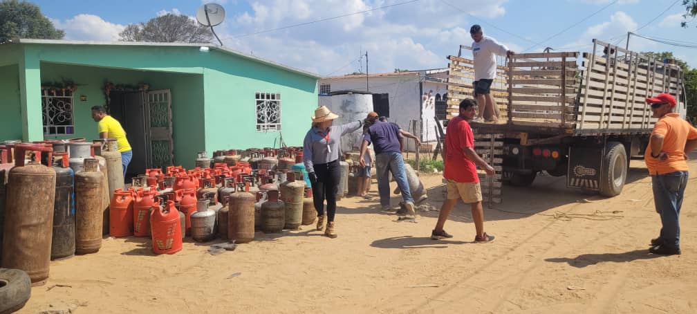 Se realizó jornada de distribución de gas doméstico por cilindro en municipios de la Costa Oriental del Lago