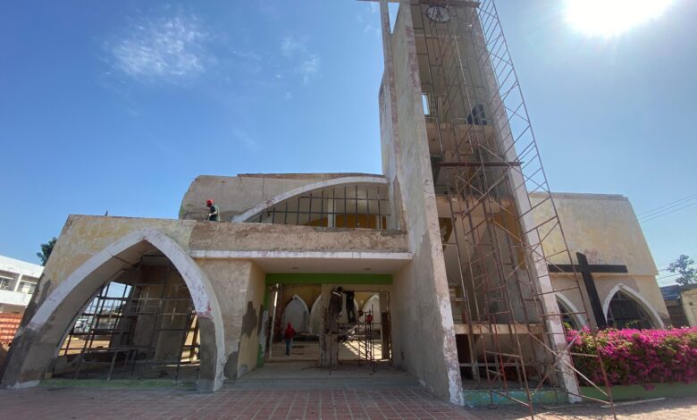 Zulia: Construcción de la nueva iglesia Virgen del Rosario de Aránzazu lleva un avance del más del 50%
