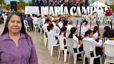 El Cuatro retumbo en el Parque Ana María Campos en Maracaibo