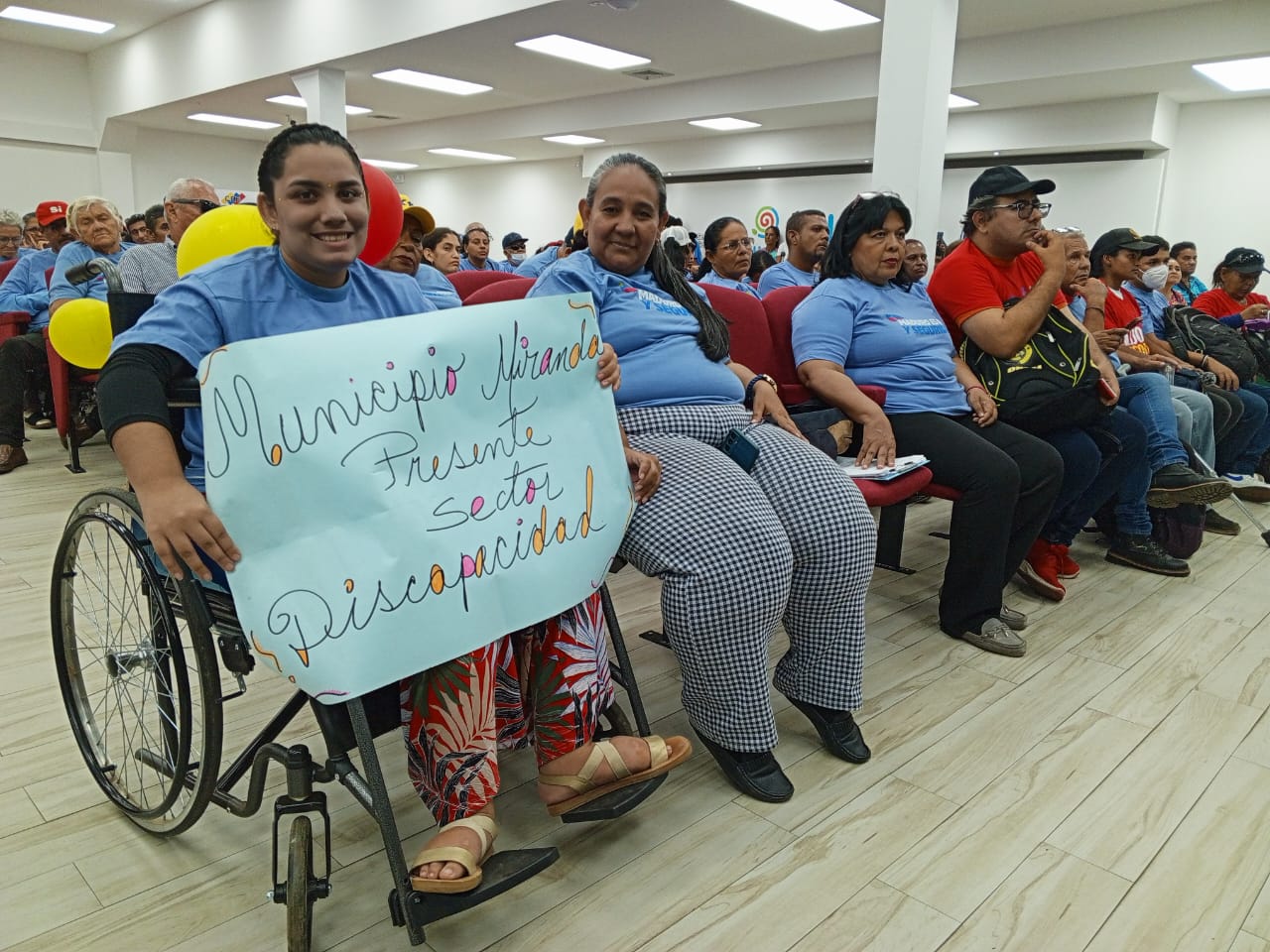 Zulia: Sector de personas con discapacidad respaldan reelección de Nicolás Maduro