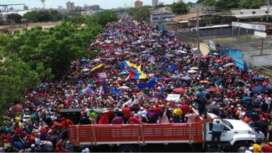 Zulia: Pueblo zuliano marcha en favor de la paz y de la victoria electoral del presidente Nicolás Maduro