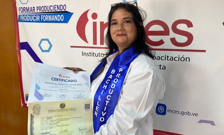 Inces Zulia egresa 208 Bachilleres Productivos