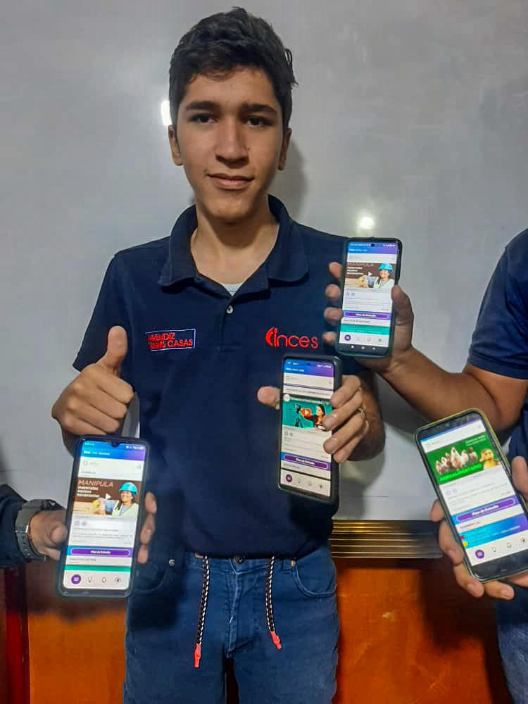 Inces App novedosa aplicación formativa al alcance de toda la población