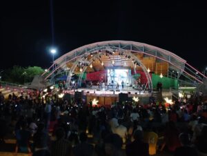 Se encendió la navidad en el Zulia desde el parque Ana María Campos