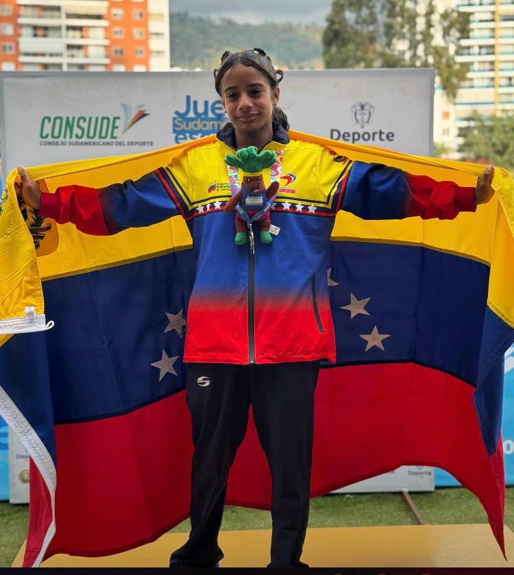 Estudiante zuliana gana medalla de oro para Venezuela en los Juegos Suramericanos Escolares 2024