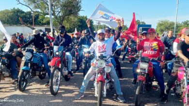 Desde la Costa Oriental del Lago se hizo la Gran Caravana Contra el Fascismo y por la Paz de Venezuela